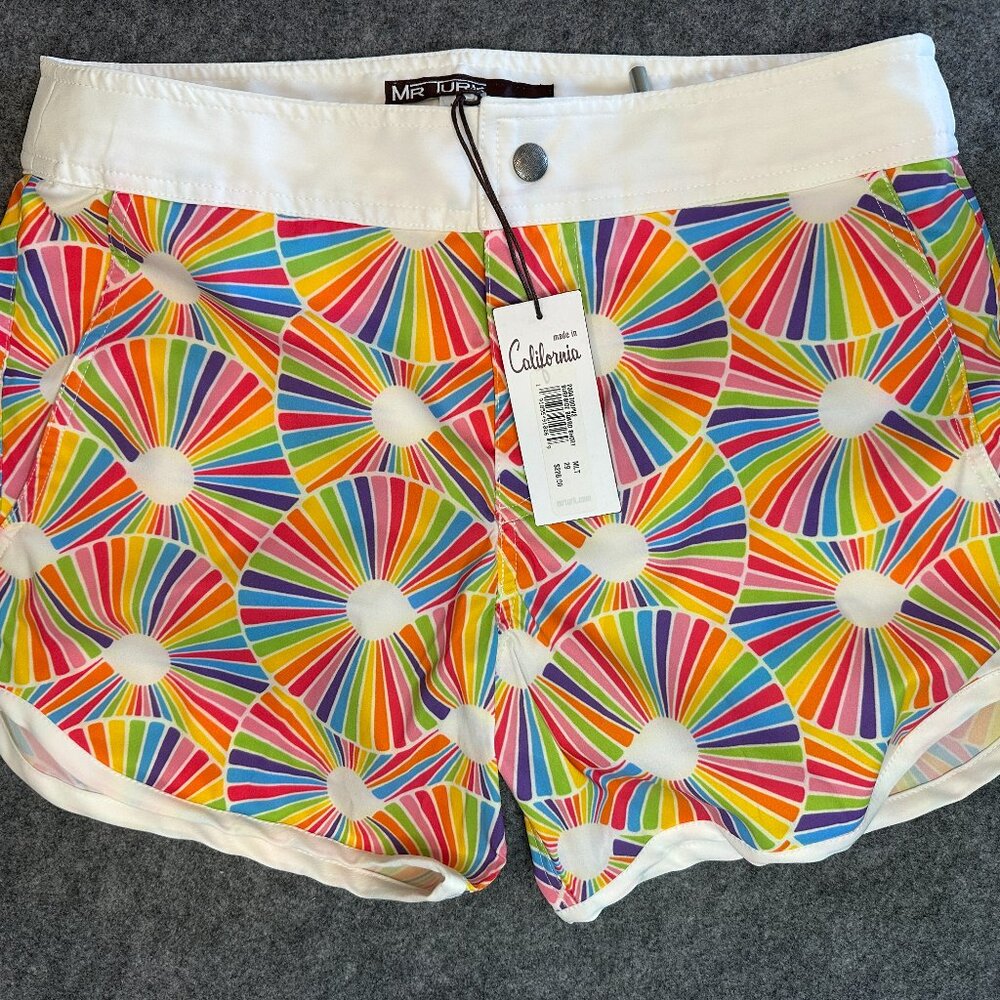 Mr Turk Men’s Swim Shorts – Size 29 – Brand New with Tags